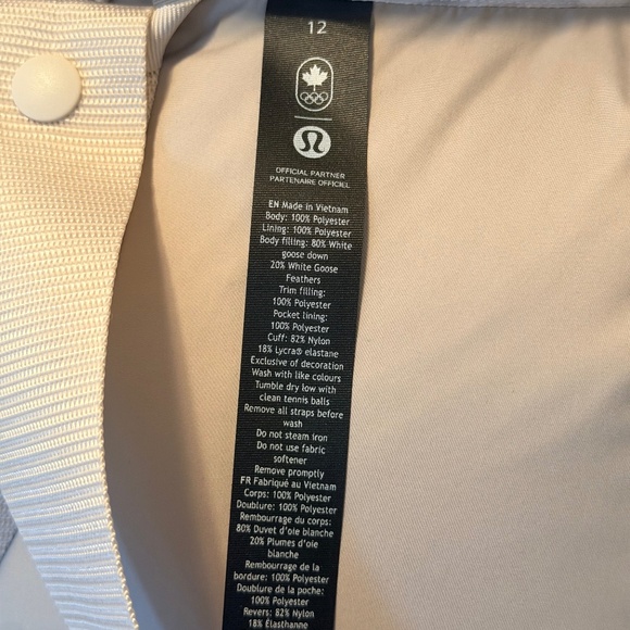 NWT Lululemon Grey Team Canada Jacket - Picture 13 of 16